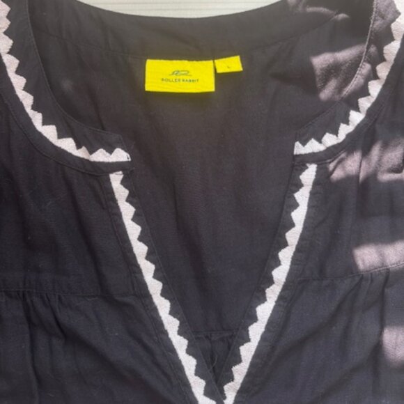 Roller Rabbit Embroidered Pamela Dress Size Large - Picture 5 of 6